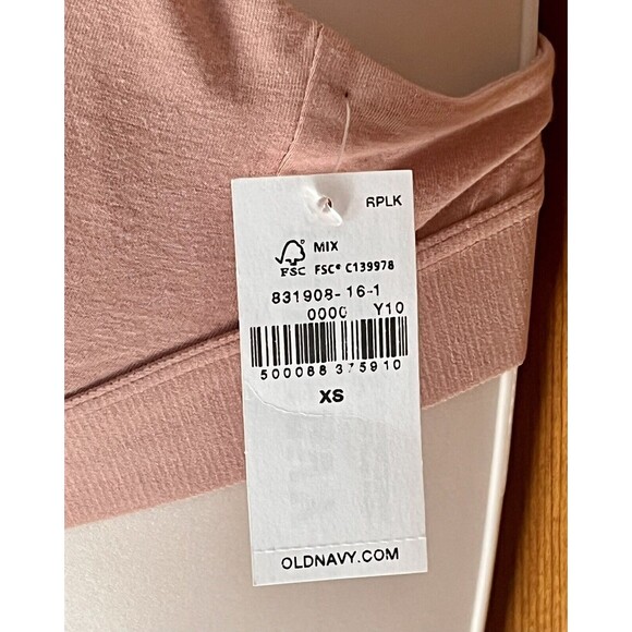 NWT Bralette Supima Cotton Blend Plunge XS Nude Old Navy Cozy Comfort Stretch - Picture 6 of 6